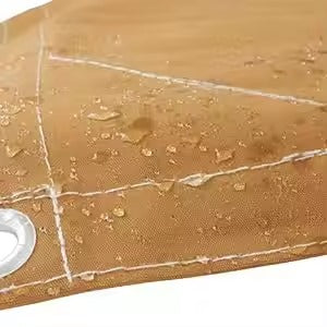 Heavyweight Waxed Canvas Tarp 18oz Eco Alternative to Plastic Industrial-Grade Protection for Outdoor Equipment