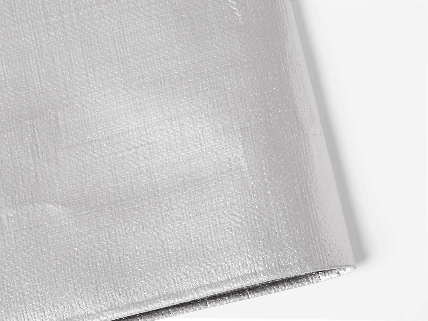 Waterproof & UV-Proof Heavy-Duty Tarpaulin 140GSM Silver Tarp for Cars, Boats & Garden Gear