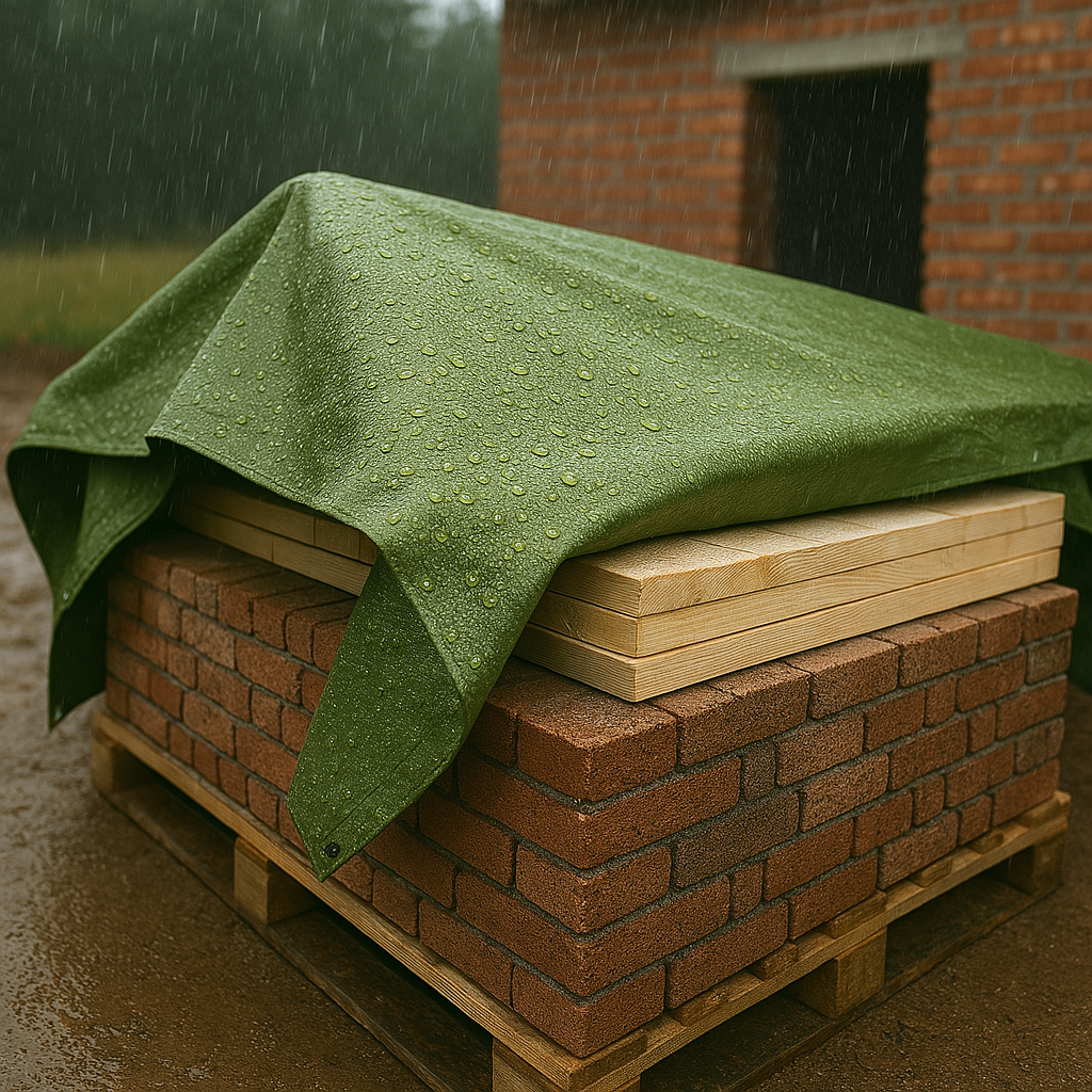 High-Performance Green Silver Tarpaulin – 270gsm Waterproof & Rot-Proof Cover