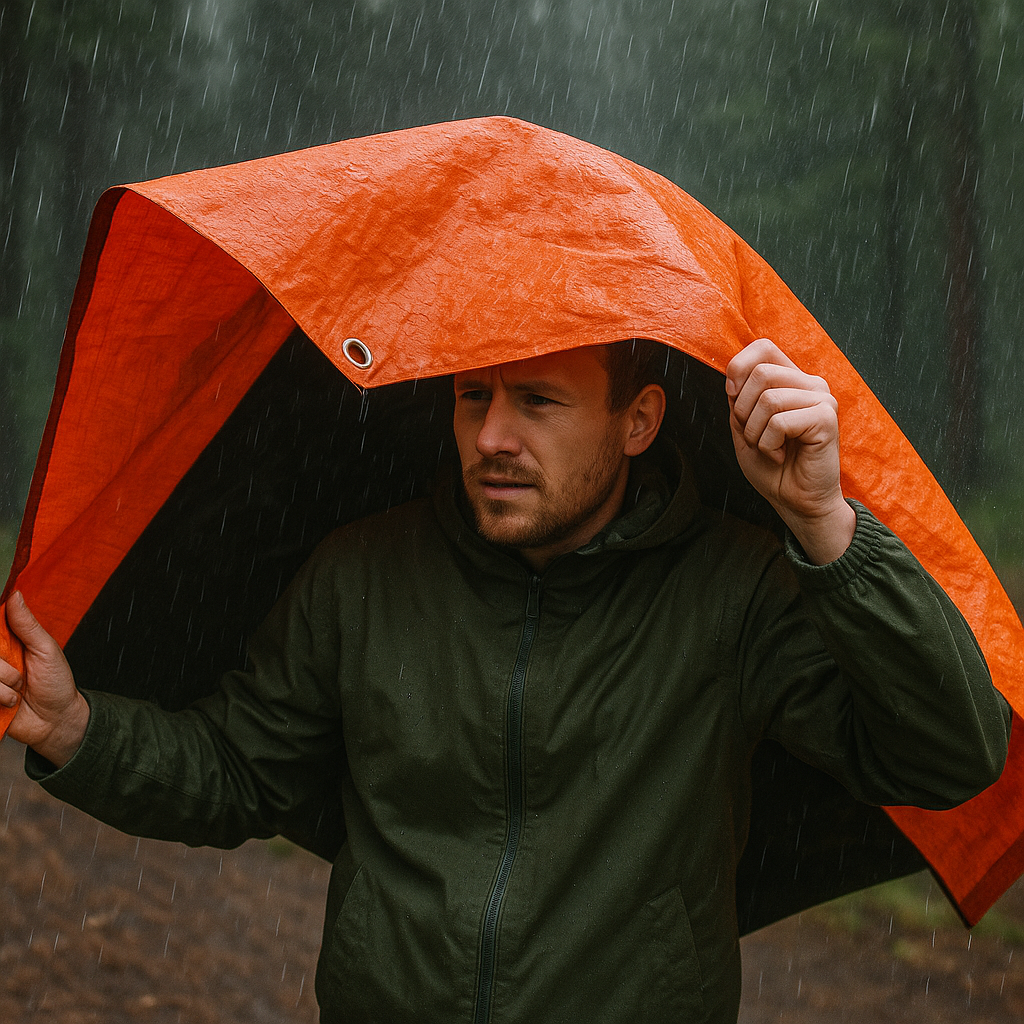 Heavy Duty 90GSM Tarpaulin – Premium Waterproof Cover for Furniture Caravans and Outdoor Protection