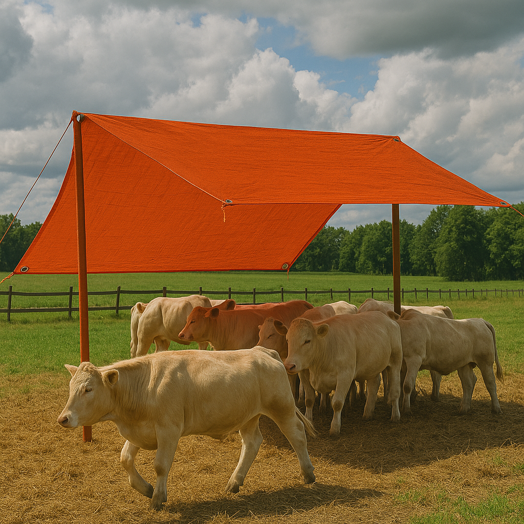 Heavy Duty 90GSM Tarpaulin – Premium Waterproof Cover for Furniture Caravans and Outdoor Protection