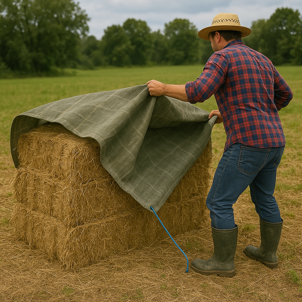Premium Jute Tarmac Sheet High-Performance Tarpaulin For Cold Weather Insulation & Site Use