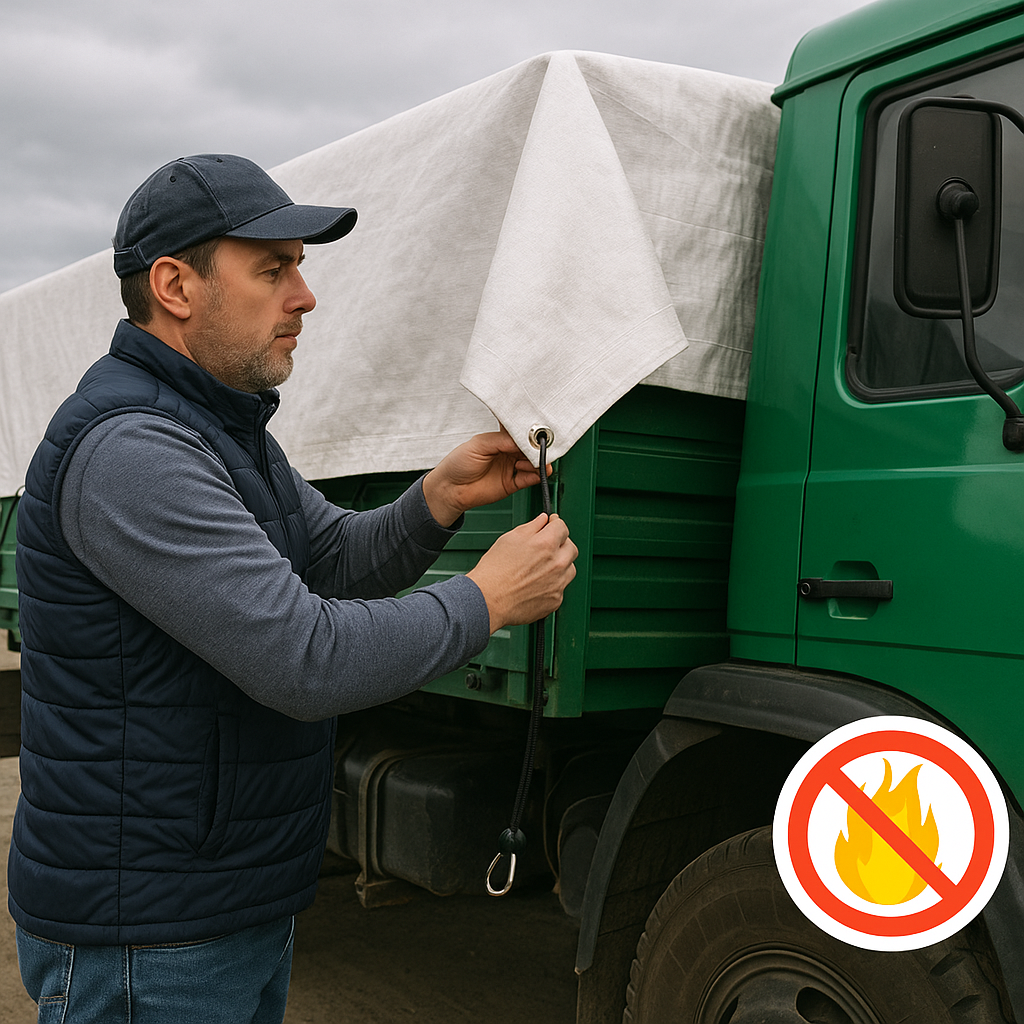 Waterproof White Tarpaulin - 200gsm UV-Resistant Durable Cover for Outdoor Use