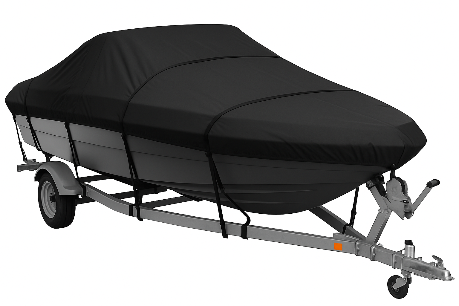 UV Protected Shrinkproof Black and Silver Heavy Duty Tarpaulin – 270gsm Premium Weatherproof Cover