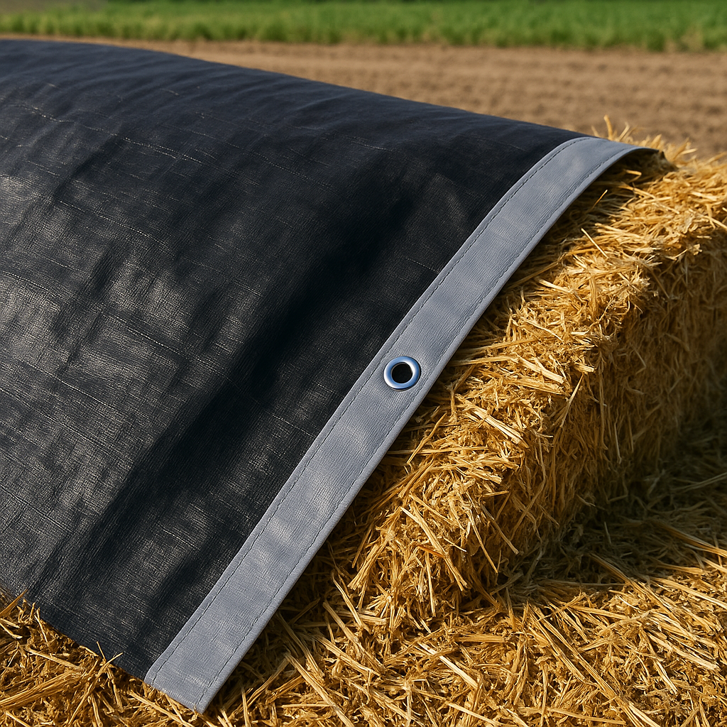 UV Protected Shrinkproof Black and Silver Heavy Duty Tarpaulin – 270gsm Premium Weatherproof Cover