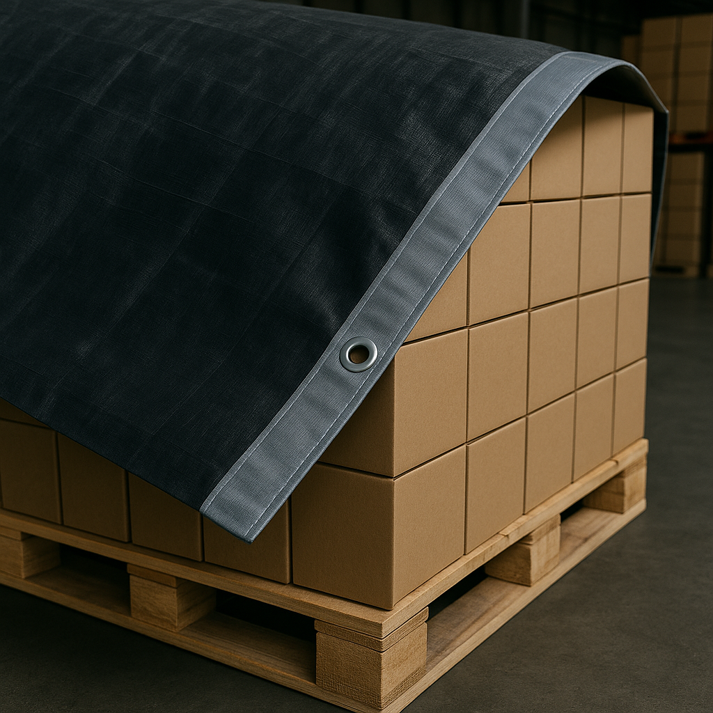 UV Protected Shrinkproof Black and Silver Heavy Duty Tarpaulin – 270gsm Premium Weatherproof Cover