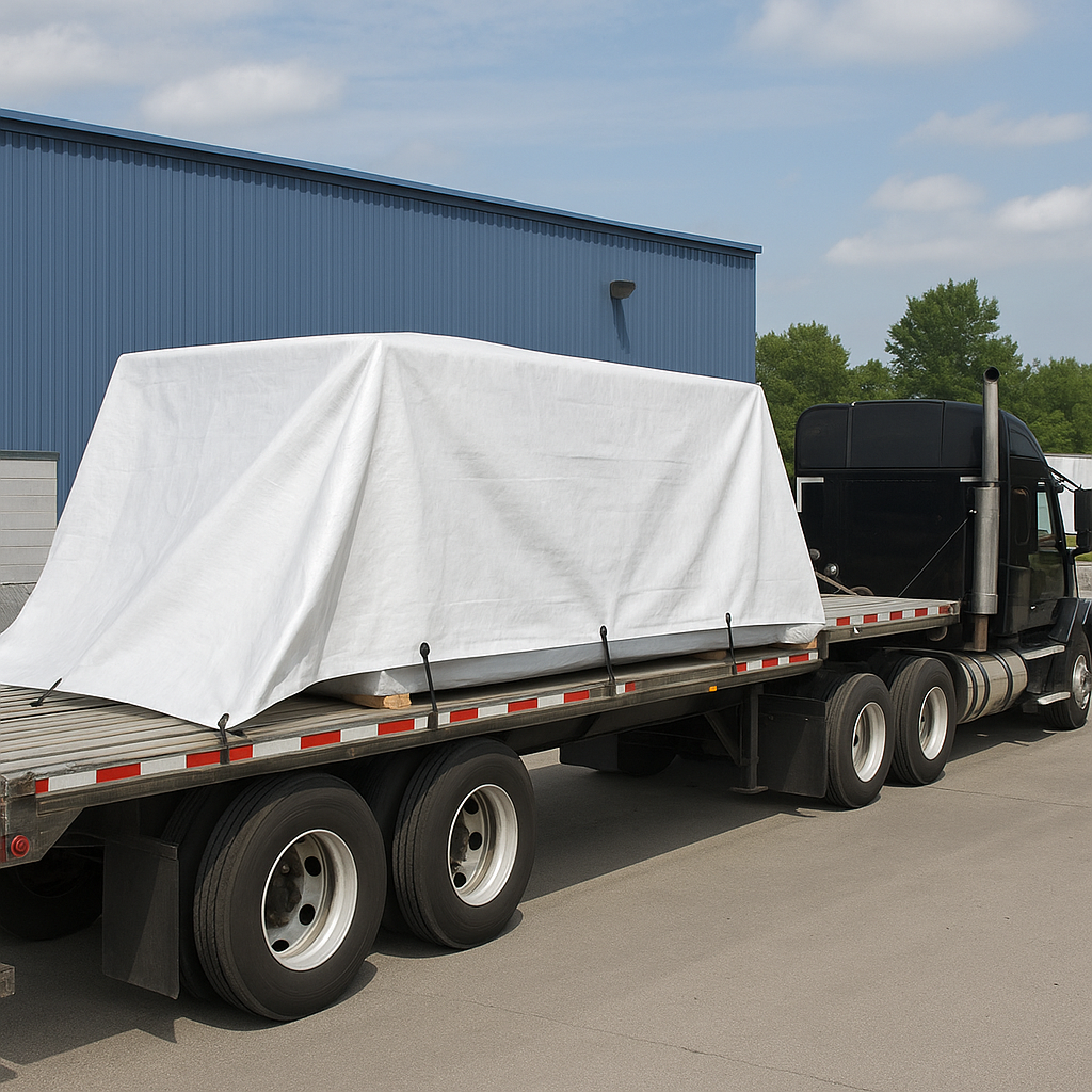 Heavy-Duty Multipurpose Waterproof Tarpaulin – UV Protected Super White 200gsm Cover for Outdoor Use