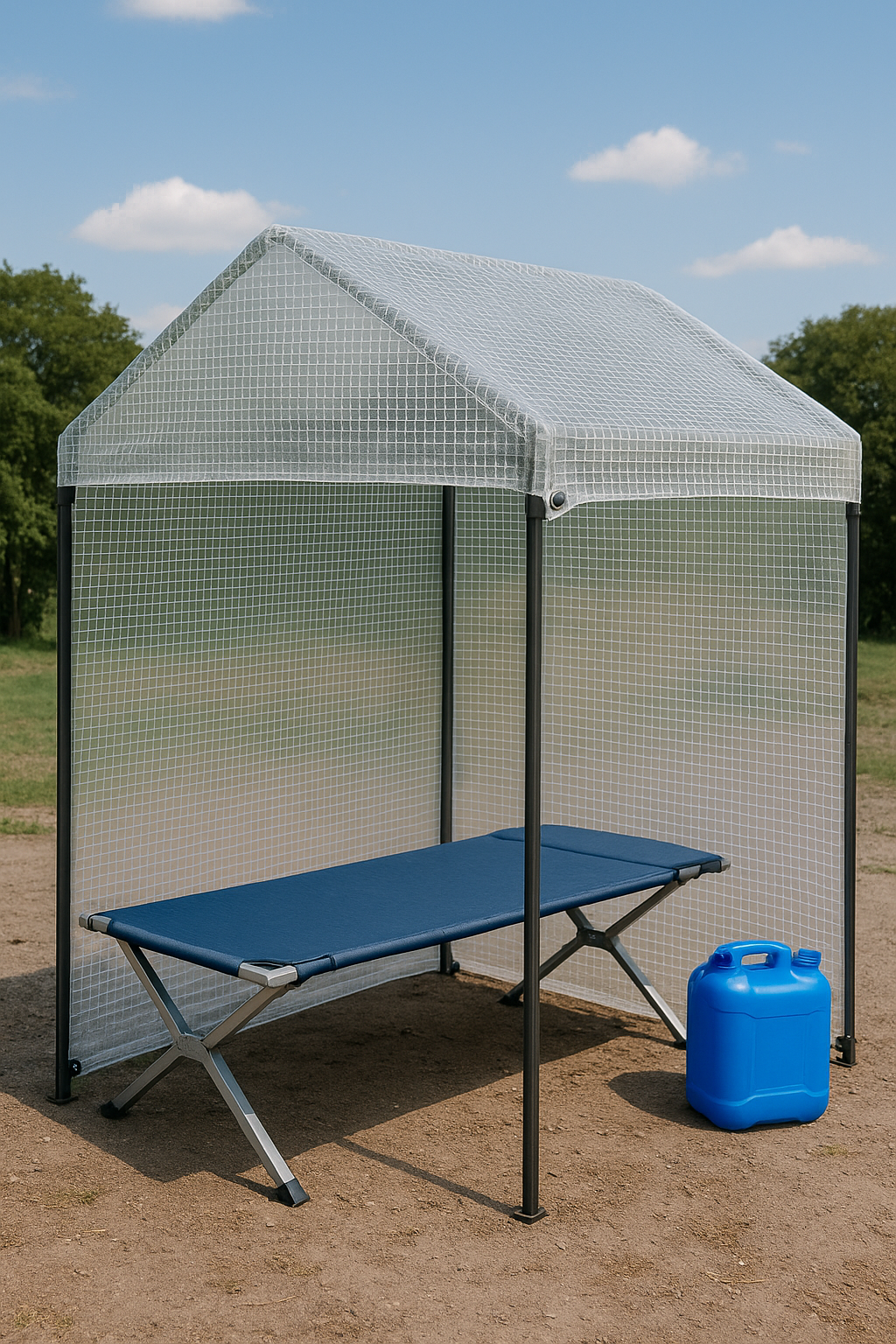 170gsm Waterproof Clear Tarpaulin - UV Protected Mono Cover for Heavy-Duty Use