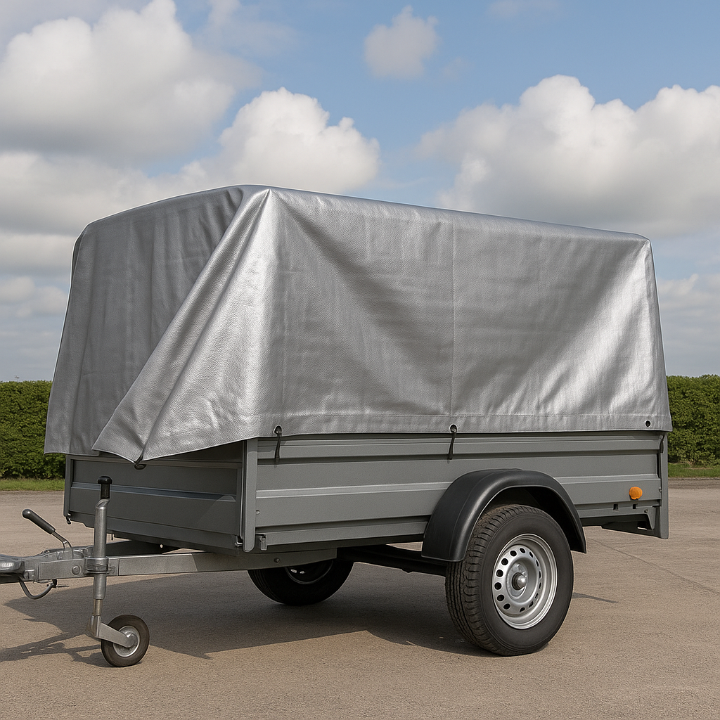 Silver Waterproof Tarpaulin 140 GSM Heavy Duty – Reinforced Corners & Hems | UV-Stabilised, Rotproof & Recyclable | Multi-Purpose Cover for Construction, Garden & Camping