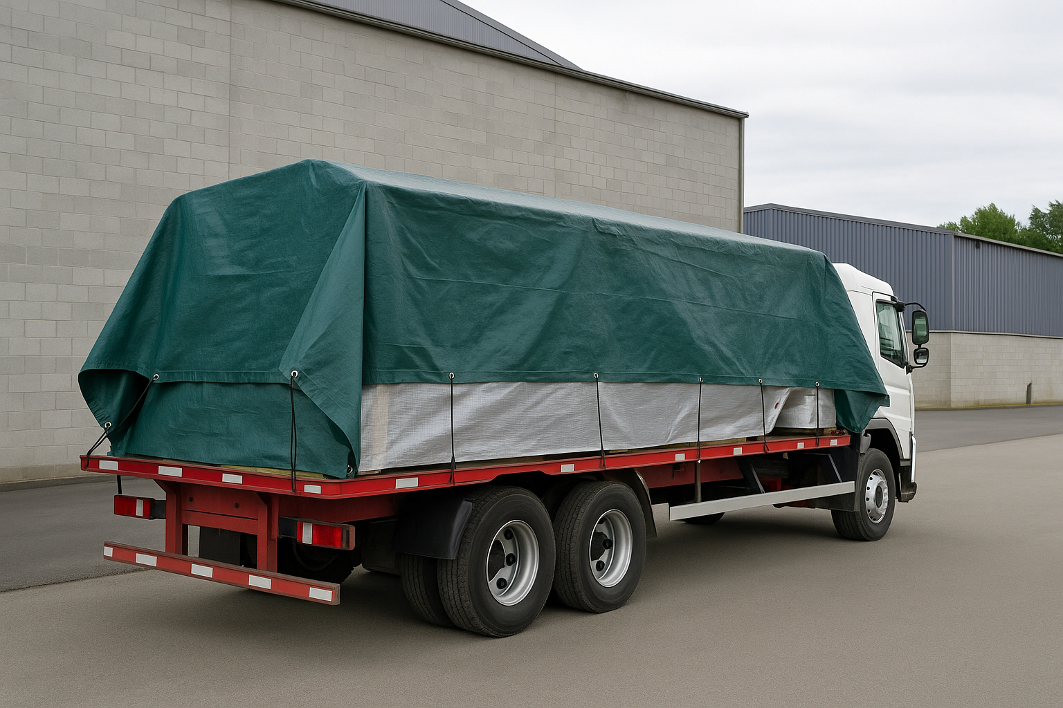 Multi-Purpose Waterproof Budget Tarpaulins - Blue/Green 70GSM Heavy Duty Cover