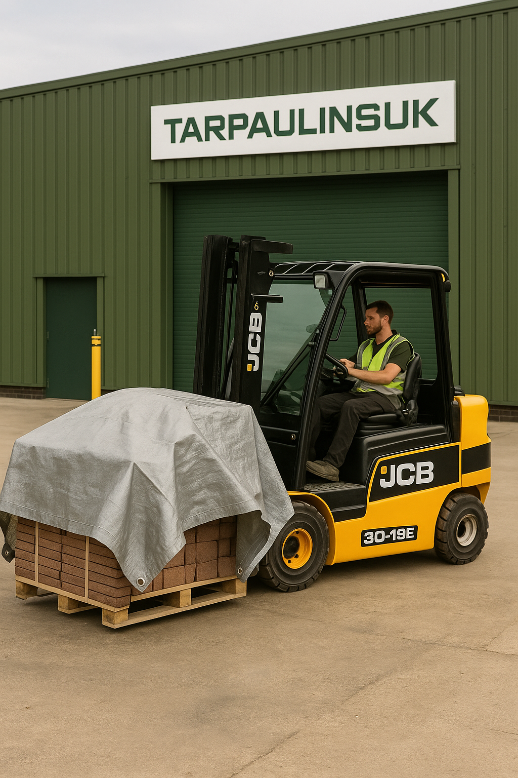 Silver Waterproof Tarpaulin 140 GSM Heavy Duty – Reinforced Corners & Hems | UV-Stabilised, Rotproof & Recyclable | Multi-Purpose Cover for Construction, Garden & Camping