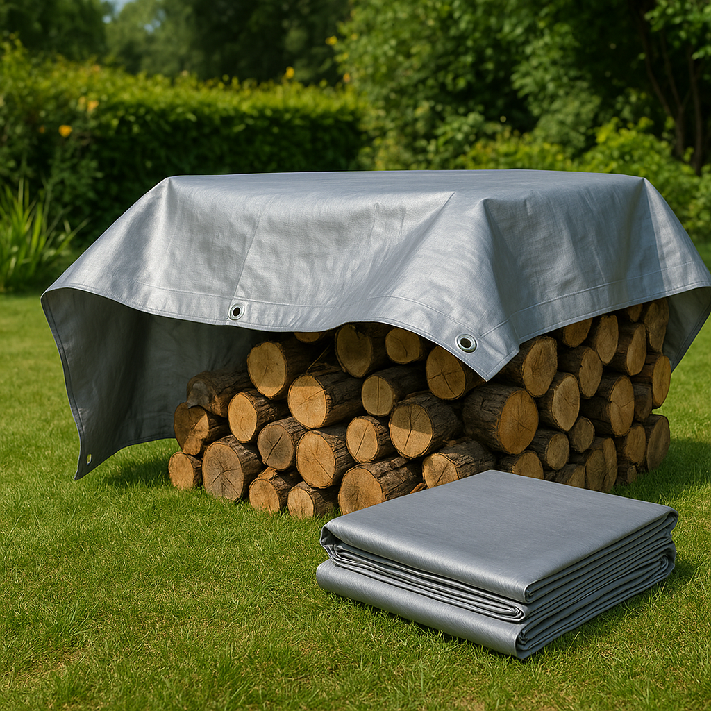 Waterproof Heavy Duty Silver Tarpaulin – 140gsm Silver Tarp Sheet for Outdoor Protection