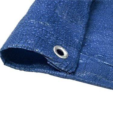 Heavy Duty Blue Waterproof Tarpaulin 100gsm – Reinforced Multi-Purpose Cover Sheet with Metal Eyelets for Outdoor Protection