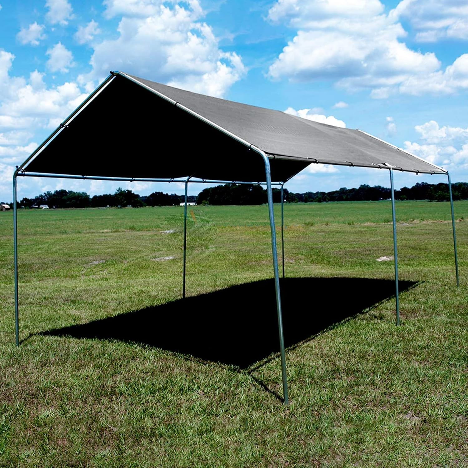 Waterproof & UV-Proof Heavy-Duty Tarpaulin 140GSM Silver Tarp for Cars, Boats & Garden Gear