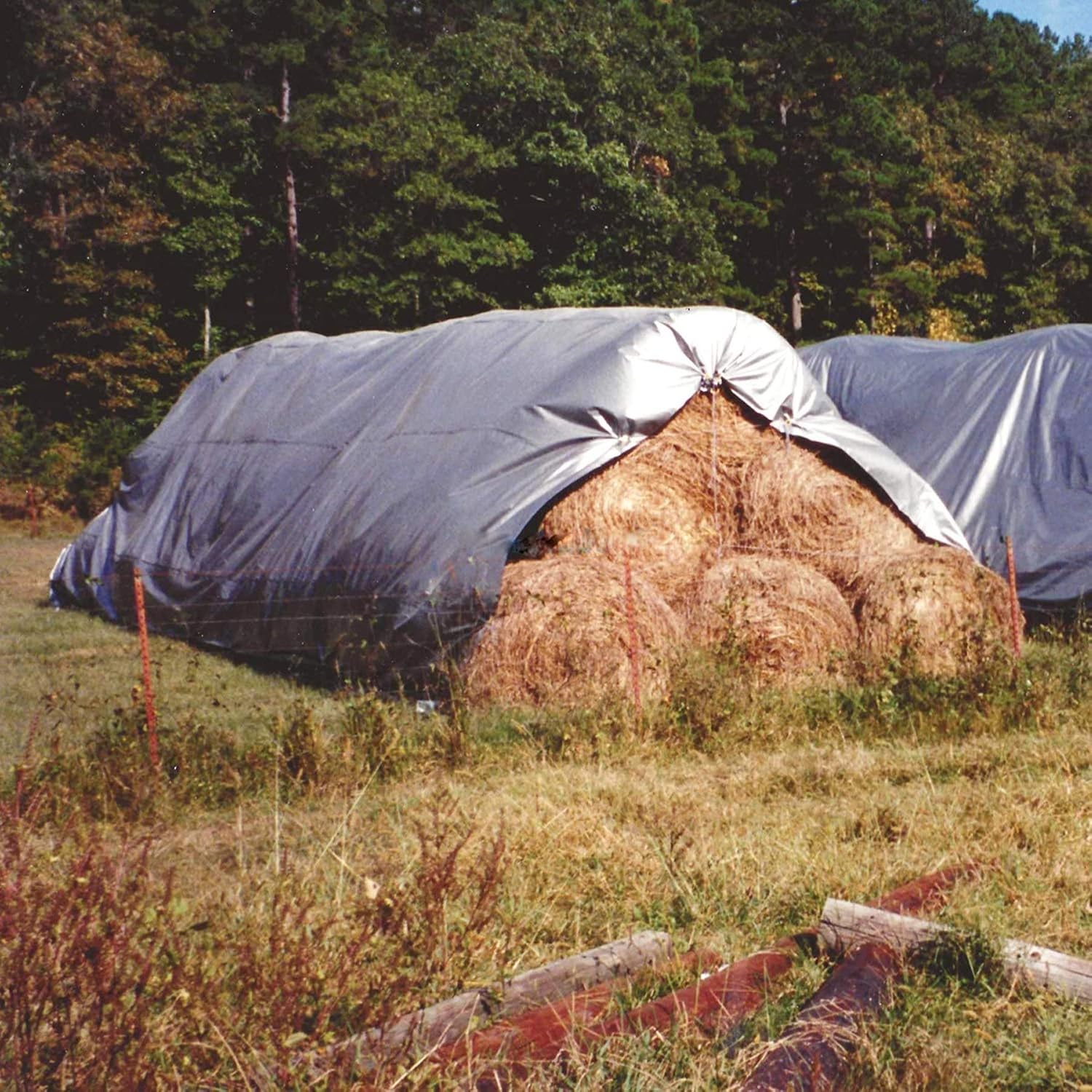 Waterproof & UV-Proof Heavy-Duty Tarpaulin 140GSM Silver Tarp for Cars, Boats & Garden Gear