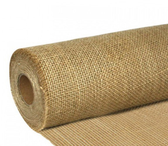 200gsm natural hessian jute roll folded – biodegradable burlap garden fabric – Tarpaulins UK