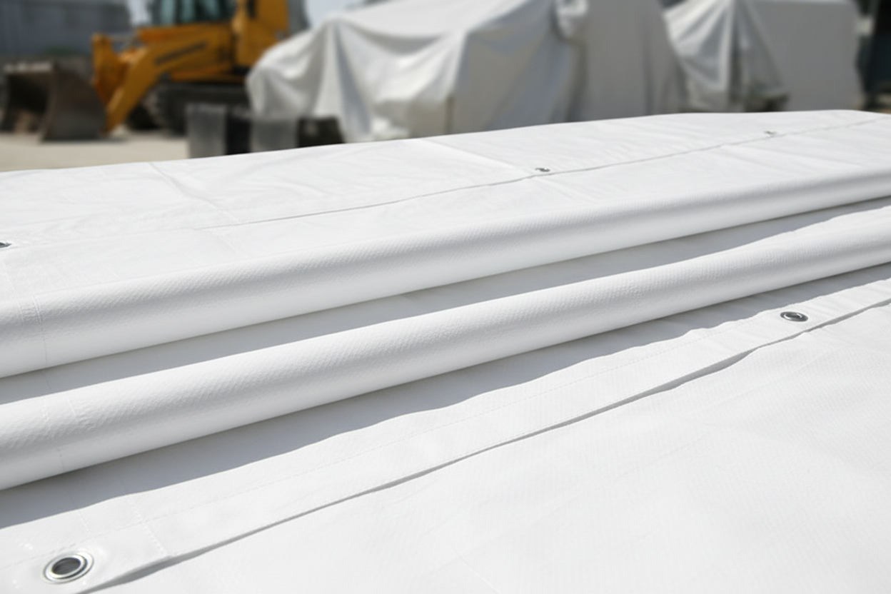 Premium White Tarpaulin Hero Image
