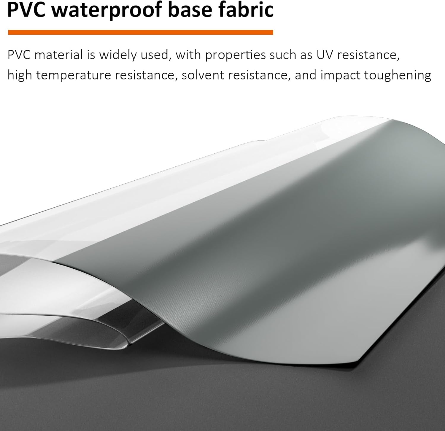 PVC Transparent Outdoor Waterproof Curtain – Heavy-Duty 0.6mm Vinyl, Clear Weatherproof Panels with Eyelets & Hooks – Garages, Patios, Gardens