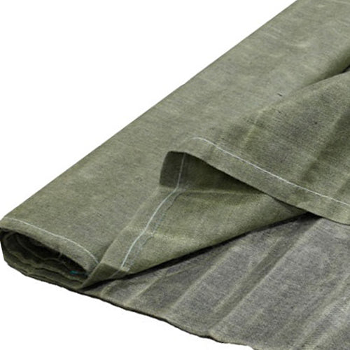 Premium Heavy-Duty Tarmac Jute Sheet Cover – 350 GSM Natural Hessian with Double-Sewn Hemmed Edges, Eyelets & Ropes | Eco-Friendly Breathable Protection for Asphalt & Concrete