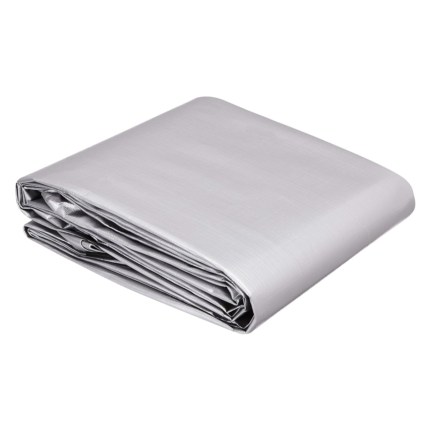 Waterproof & UV-Proof Heavy-Duty Tarpaulin 140GSM Silver Tarp for Cars, Boats & Garden Gear