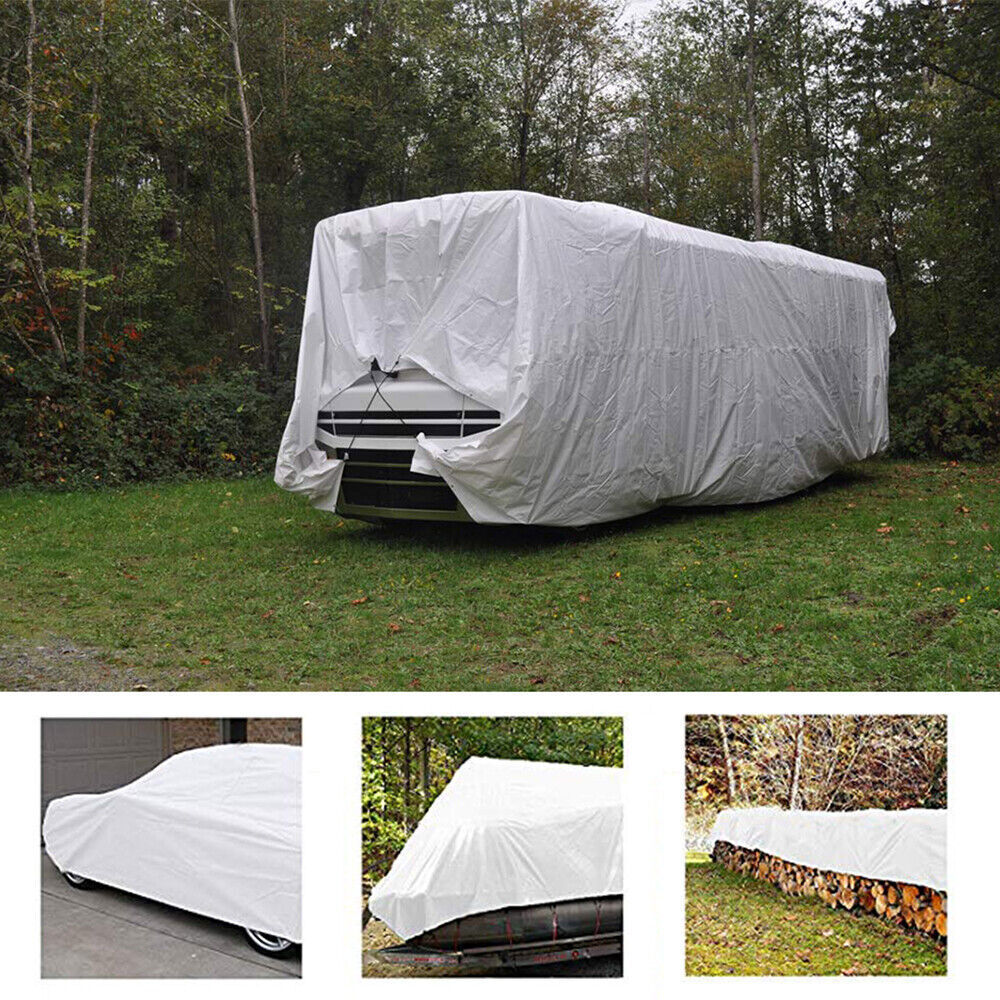Rotproof UV Protected Heavy Duty Tarpaulin - Super White 200gsm Waterproof Cover