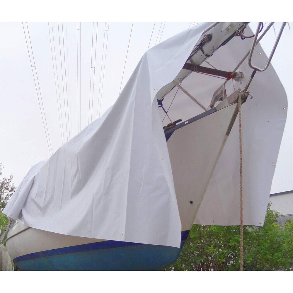 Rotproof UV Protected Heavy Duty Tarpaulin - Super White 200gsm Waterproof Cover