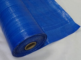 Midnight Blue Blue Polyethyelene Roll Waterproof 110gsm