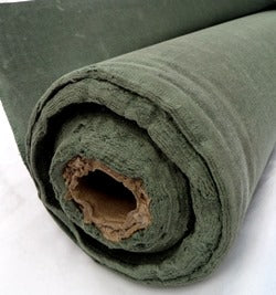 Commercial Dark Green Canvas Tarpaulins - 21oz Heavy Duty Water-resistant Tarp Sheets for Industrial and Outdoor Use