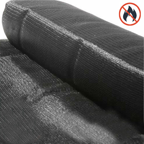 Dark Slate Gray Black Fire Resistant Debris Netting 70gsm Scaffold Netting 2m x 50m