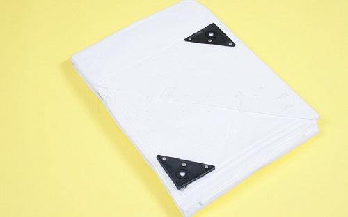 Khaki Waterproof Super White Cricket Wicket Cover Tarpaulin 200gsm