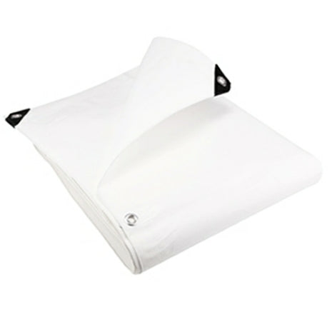 White Smoke Heavy Duty Waterproof White Tarpaulin 110gsm