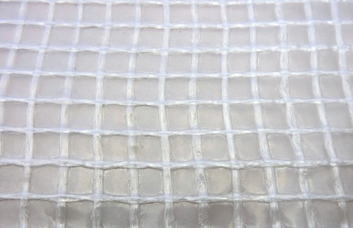 170gsm UV protected clear tarp seam and hem detail – reinforced edges – Tarpaulins UK