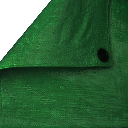 Heavy Duty Green Waterproof Tarpaulin – 200gsm Durable Cover – UV Resistant and Multi-Purpose Outdoor Protection