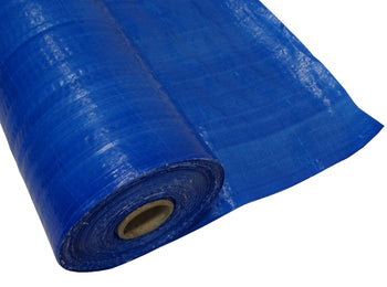 Heavy-Duty 110gsm Blue Tarpaulin Roll – 1.8m x 100m