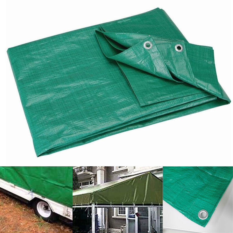 Lightweight Green Tarpaulin 100gsm - Multipurpose Waterproof Cover for All Uses