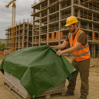 Universal Green Tarpaulin Cover – Multipurpose Groundsheet for Boating Hiking  and Outdoor Protection