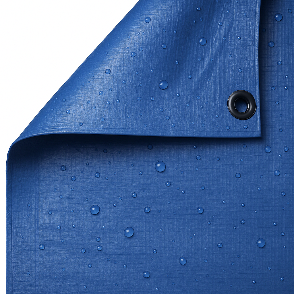 Heavy Duty UV Protected Waterproof Tarpaulin – 200gsm Tightly Woven Polyethylene - Outdoor Cover for Protection and Versatility