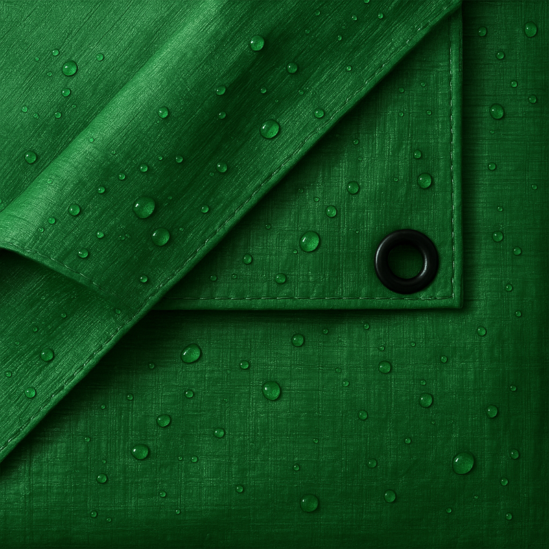 200gsm tarpaulin corner reinforcement – heavy duty waterproof UV cover – Tarpaulins UK