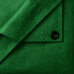 Heavy Duty Green Waterproof Tarpaulin – 200gsm Durable Cover – UV Resistant and Multi-Purpose Outdoor Protection