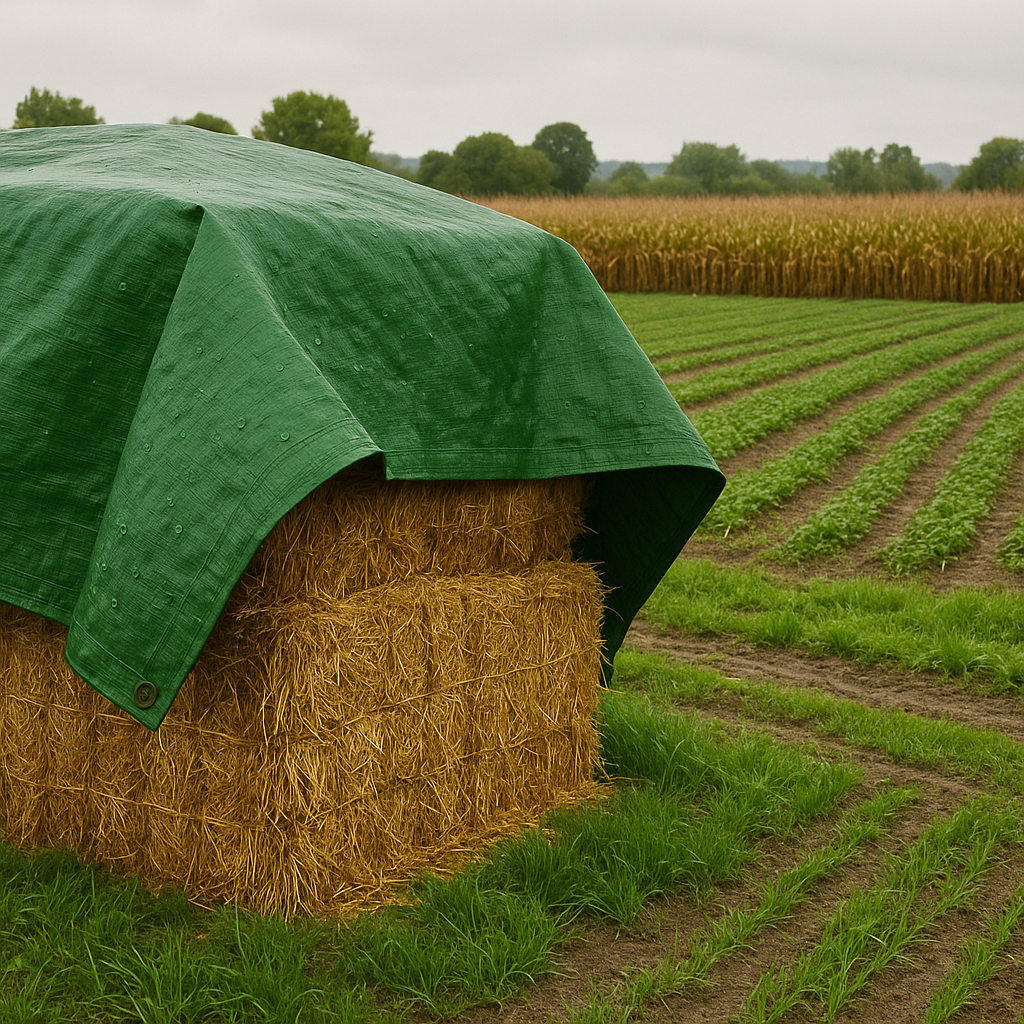 Heavy Duty UV Protected Waterproof Tarpaulin – 200gsm Tightly Woven Polyethylene - Outdoor Cover for Protection and Versatility