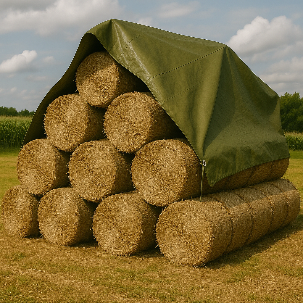 Premium Olive Green Extra Heavy Duty Tarpaulin – 560gsm Waterproof Cover for Boat and Camping