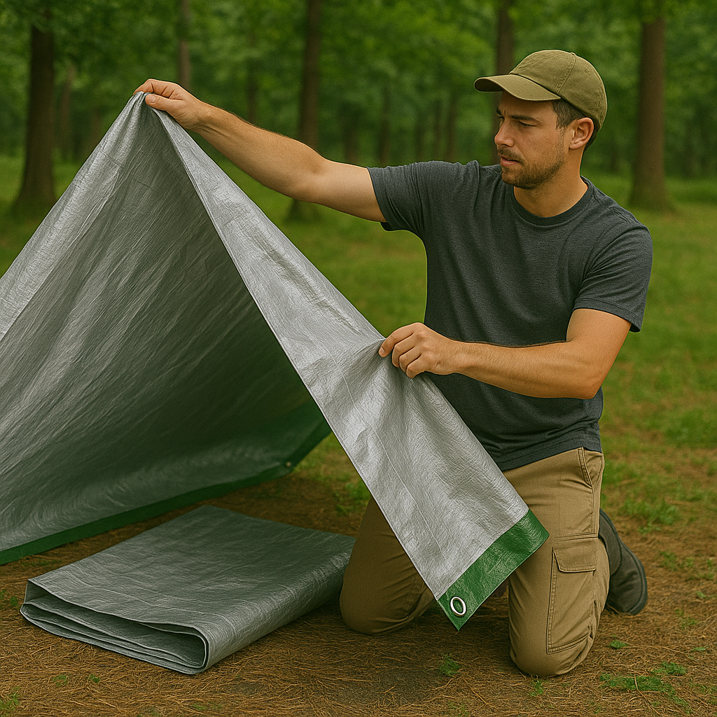 Waterproof High Quality Medium Weight Tarpaulin 140gsm – Reliable Tarp Sheet for Versatile Use