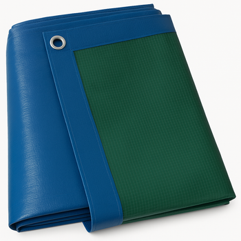 Multi-Purpose Waterproof Budget Tarpaulins - Blue/Green 70GSM Heavy Duty Cover