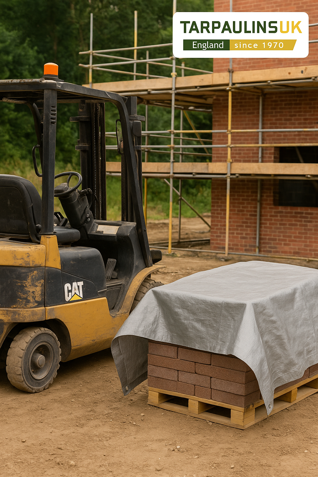 Silver Waterproof Tarpaulin 140 GSM Heavy Duty – Reinforced Corners & Hems | UV-Stabilised, Rotproof & Recyclable | Multi-Purpose Cover for Construction, Garden & Camping