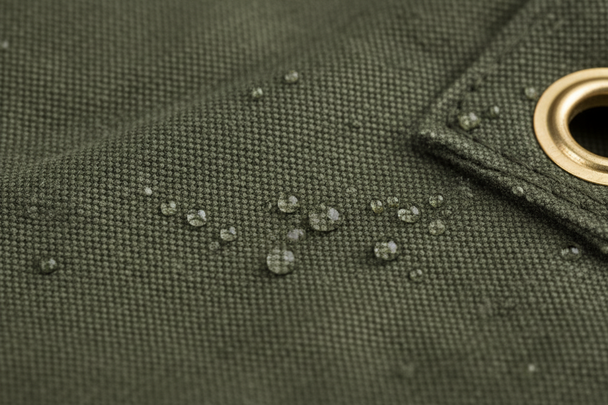 Canvas Tarpaulin Texture Detail
