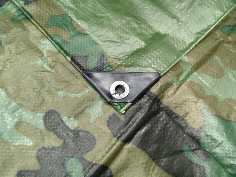 Light Slate Gray Heavy Duty Camouflage Pattern Tarpaulin - 110gsm