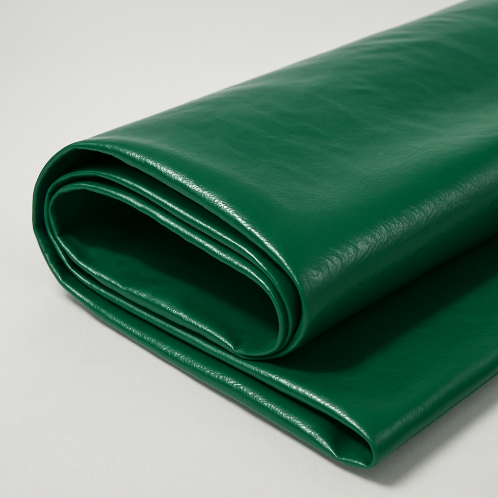 610gsm PVC Heavy-Duty Green Tarpaulin – Waterproof Industrial Cover for Construction, Haulage, and Outdoor Protection | Tarpaulins UK