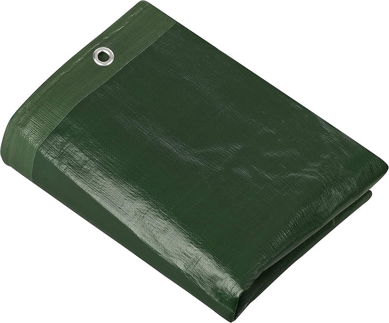 Dark Slate Gray Green Heavy Duty Waterproof Tarp Sheet Cover - 200gsm