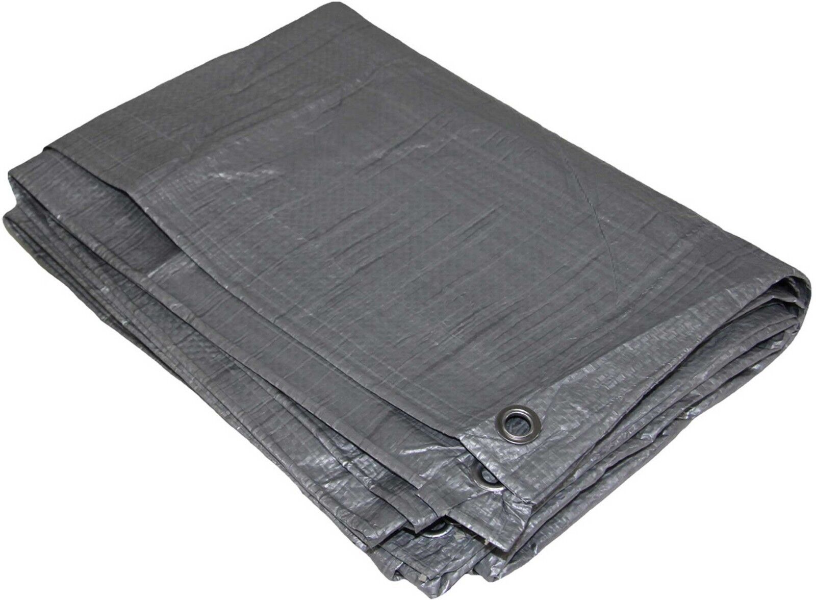 Extra Thick Grey Tarpaulin – 200gsm Heavy Duty Multipurpose Tarp for Ultimate Durability and Toughness