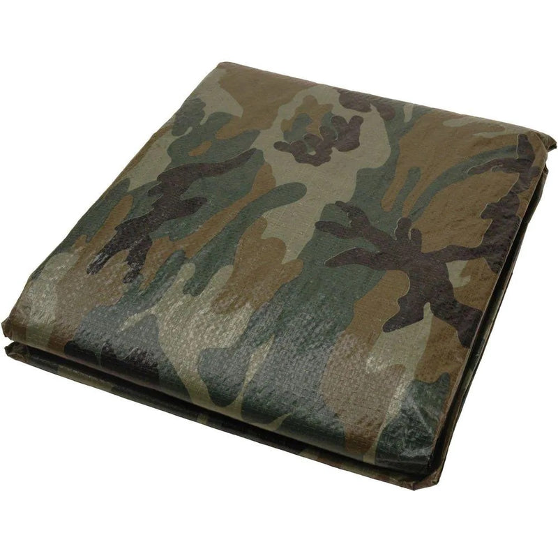 Heavy Duty Camouflage Pattern Tarpaulin - 110gsm